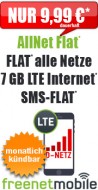 freeFlat 7 GB LTE 9.99 monatlich kündbar