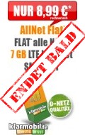 AllNet Flat 7 GB LTE 8,99